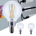 Satco 5w Led G16 5 Globe Light Bulb 5000k Natural 500 Lumens Clear Finish E12 Candelabra Base Dimmable 300 Degree Beam Enclosed 