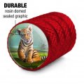 Baby Tiger And Lillies Valve Stem Caps For Tire Rim Wheel Aluminum Red