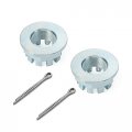 2pcs Rear Axle Castle Nuts 20mm Pins For Honda Foreman Rancher Recon Trx 250 350 400 420 450 500 Rincon 650 680 Pioneer 700