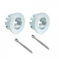 2pcs Rear Axle Castle Nuts 20mm Pins For Honda Foreman Rancher Recon Trx 250 350 400 420 450 500 Rincon 650 680 Pioneer 700