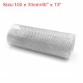 Uxcell 40 X13 Car Grille Mesh Aluminum Alloy Sheet Grid Universal Body Bumper Rhombic Grill Hole 4mm X 8mm Silver Tone