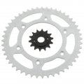 Fits Honda Xr400r 400 R Yellow Chain And Sprocket 14 48 114l