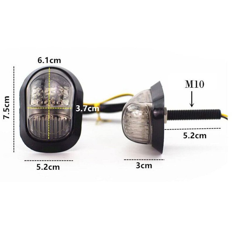 2pcs Led Turn Signals Light Shift Lights Blinker Indicator Fit For Honda Grom Msx125