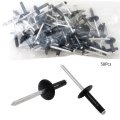 Large Head Black Rivets Pop Rivet 50ct 3 16 Racing Fasteners Grip Range 1 8 To 50-pack