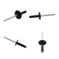 Large Head Black Rivets Pop Rivet 50ct 3 16 Racing Fasteners Grip Range 1 8 To 50-pack 