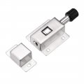 Uxcell Door Barrel Bolt Stainless Steel 304 Security Push Button Spring Loaded Latch 5 Pcs