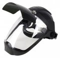 Sellstrom Plasma Flame Cutting Grinding Safety Face Shield With Extended Chin Guard And Ratchet Headgear Clear Anti-fog 