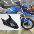 Minho Motorcycle Modified Front Fender Kit Black Color Fit For Honda Grom Msx125 Sf 2017-2020 Parts