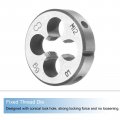 Uxcell 3pcs Metric Hand Tap And Die Set M12 X 1 Taper Plug Thread Taps Rounding Tapping Tool Kit For Thread Repair