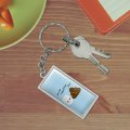 Graphics More Toilet Paper And Poop We Go Together Like Funny Friends Rectangle Keychain In Chrome Plated Metal