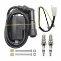 Saihisday Ignition Coil With Spark Plug Replacement For Hawk Cb400 Cb450 Nighthawk Cm400 Cm450 1979-1985 Replace 30530-413-003 