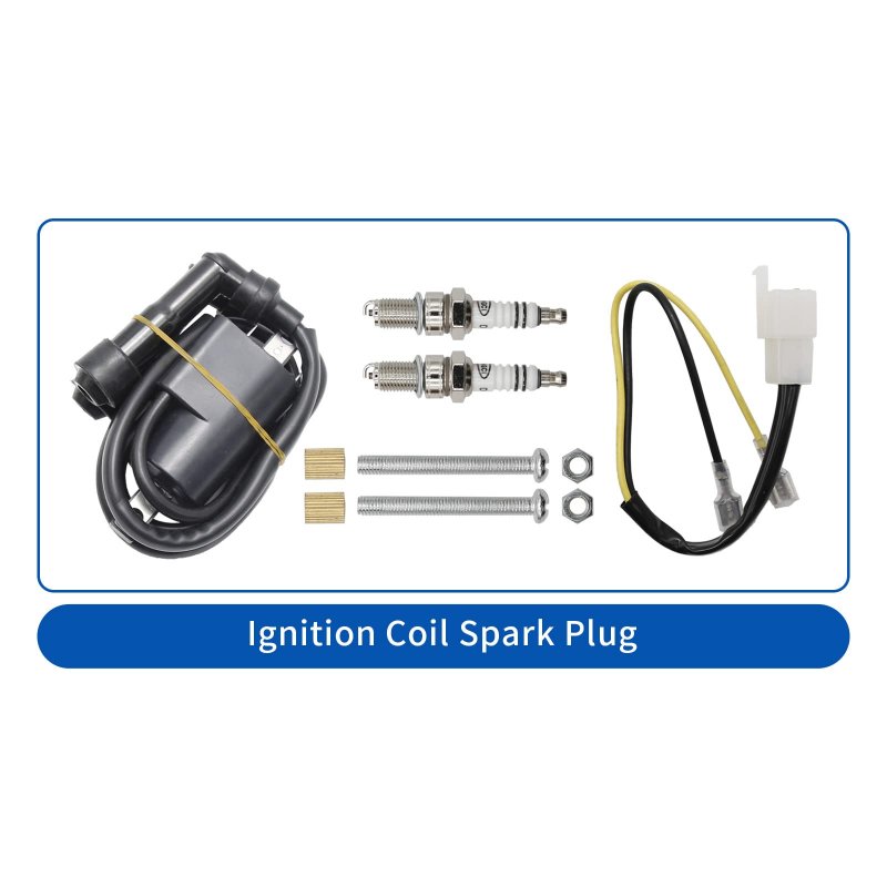Saihisday Ignition Coil With Spark Plug Replacement For Hawk Cb400 Cb450 Nighthawk Cm400 Cm450 1979-1985 Replace 30530-413-003