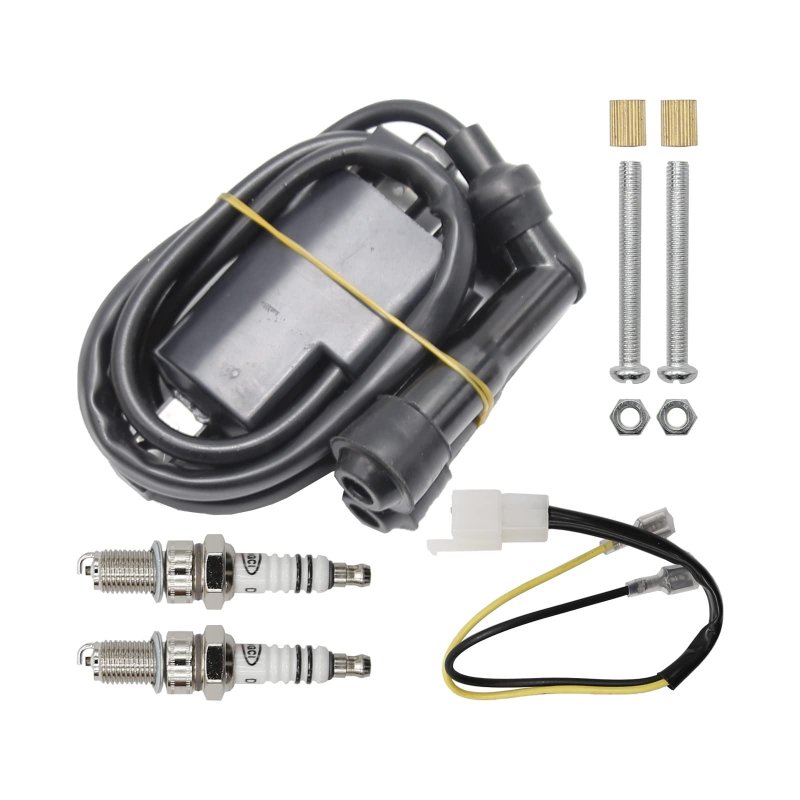 Saihisday Ignition Coil With Spark Plug Replacement For Hawk Cb400 Cb450 Nighthawk Cm400 Cm450 1979-1985 Replace 30530-413-003