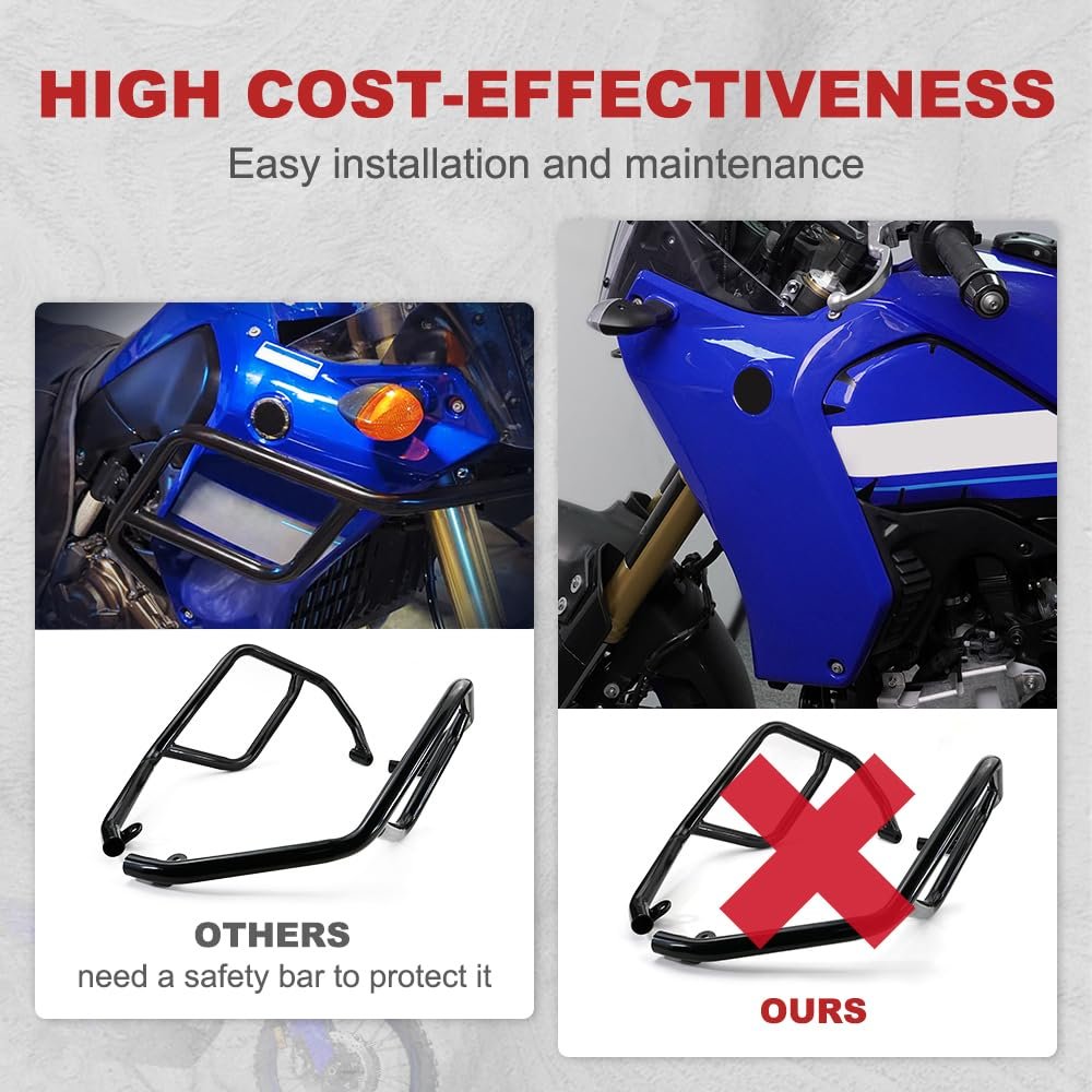 Side Panel Fairings For Tenere 700 T7 2019 2024 Left And Right Body Kit Blue Polypropylene Pp Finish
