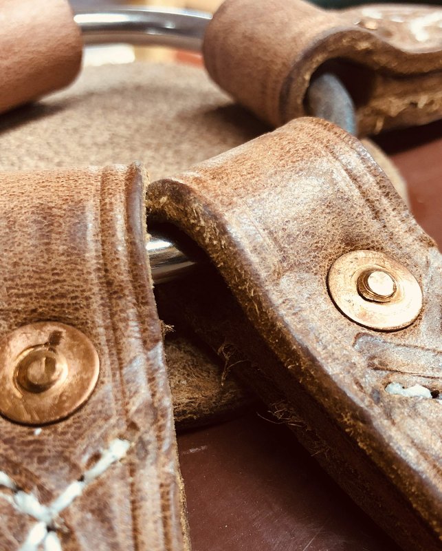 Copper Rivets And Burrs 3 4 In No 9 Size Rust Proof Heavy Duty Fasteners For Leather Crafting Belts Halters Bridles Tack Repair