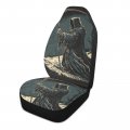 Zenwawa Grim Reaper Seat Cover For Car Trucks Universal Fit Automotive Protector With Back Pocket 2 Set
