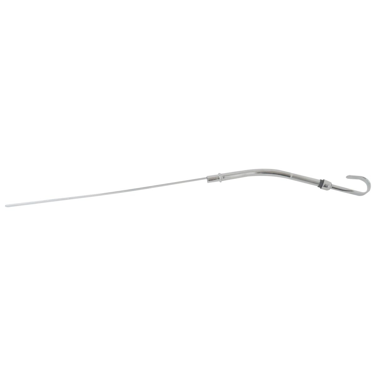 Engine Oil Dipstick Driver Side Metal Tube For Sbc Chevy 283 305 307 327 350 383 400 1955-1979 Silver