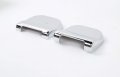 Toworldit 2pcs Set Exterior Abs Tail Gate Rear Door Hinge Trim Decoration Cover Compatible With Suzuki Jimny 2019-2022 Chrome