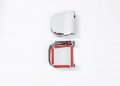 Toworldit 2pcs Set Exterior Abs Tail Gate Rear Door Hinge Trim Decoration Cover Compatible With Suzuki Jimny 2019-2022 Chrome