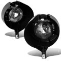 Frontier W Chrome Bumper Pair Of Driving Fog Lights Clear Lens 