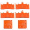 Httmt Brake Pad Compatible With Suzuki Gsx 1300 Hayabusa 99-07 Front Rear Carbon Fiber