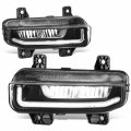 Auto Dynasty Full Led Front Bumper Driving Fog Light Lamps With Accent Lighting And Built-in Cooling Fin For Ram 1500 2500 3500 