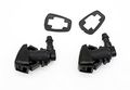 2 Front Windshield Washer Nozzle Jet Kit Fit For 2008-2012 Jeep Liberty 2006-2010 Commander 2007-2011 Dodge Nitro Replacement 