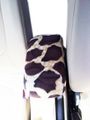 Auto Console Covers- Fits The Honda Crosstour 2011-2016 Center Armrest Cover Fleece Giraffe 