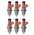 68f-13761-00-00i 68f137610000 E7t05072 E7t25080 6x Fuel Injector E7t25071 68f-13761-00-00 For Yamaha Outboard Hpdii