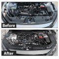 Engine Bay Side Panel Covers Left And Right For Honda Civic 2016 2017 2018 Long Version X Gen 10 Generation 2 Pcs