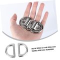 Favomoto 1 Pc D-ring For Yacht Mooring Rings Cargo Tie Down Union Truck Trailer Marine Van 316 Stainless Steel