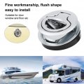 Kimiss Boat Pull Locker 316 Stainless Steel Flush Hatch Latch Lift Handle For Marine Door Cabinet