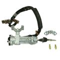 Ignition Lock And Cylinder Assembly Switch 201-2062 Silver With Two Non Programmable Keys Panel Mount 