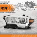 Headlight Assembly Left Side For Toyota Tacoma Sr5 Crew Cab Extend Pickup 2019-2023 White And Black