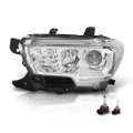 Headlight Assembly Left Side For Toyota Tacoma Sr5 Crew Cab Extend Pickup 2019-2023 White And Black 
