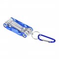Hex Key Set 8 In 1 Folding Combination Wrench For Repair Tool Blue Small 