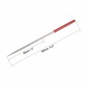 Uxcell 2pcs Round Diamond Needles File 4mm X 160mm 150 Grit For Metal Glass Wood Stone Grinding Polishing Engraving