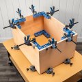 Rockler Clamp-it Trigger Bar Clamps 2-pack A One-handed Woodworking Tool Quick Release Grip 150 Lb Pressure Corner Assembly 
