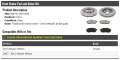 Front Semi Metallic Brake Pads And Rotor Kit Compatible With 2007-2013 Nissan Altima Coupe