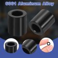 16pcs Aluminum Spacers 5mm Id X 9mm Od 10mm Length Screw Standoff Bushing Plain Finish Unthreaded Metal Round Spacer For M5
