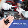 16pcs Aluminum Spacers 5mm Id X 9mm Od 10mm Length Screw Standoff Bushing Plain Finish Unthreaded Metal Round Spacer For M5