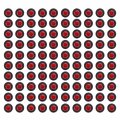 100 Pack 3 4 In Red Led Clearance Bullet Marker Lights Side Indicators For Trailer Truck Rv Car Bus Van 12v Dc Waterproof 