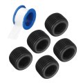 5pcs Npt 1 2 Carbon Steel Pipe Plug Fitting Male Internal Hex Thread Socket Cap Countersunk For Sealing Port Pneumatic Solenoid 