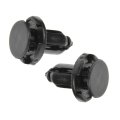 Bumper Retainers Nylon Material Black Color Cover Retainer Fastener 0 33 Inches Face Diameter 7 Hole Size 12 Millimeters Head 
