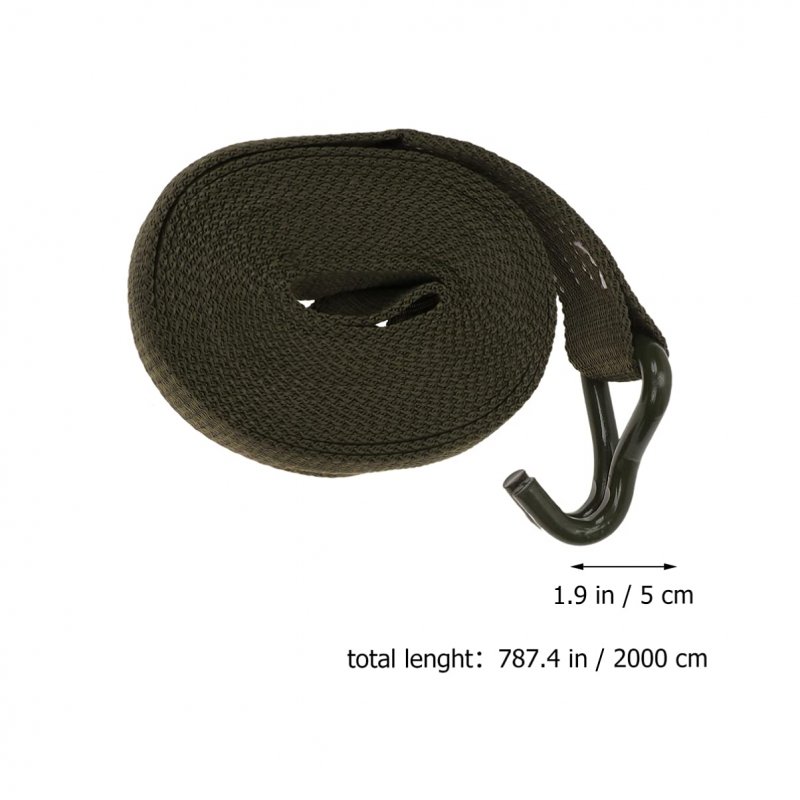 Wakauto Motorcycle Traps 1 Set Cargo Straps Ratcheting Ratchet Tie Down Plastic Coated Metal Hooks Tightener Lace Up