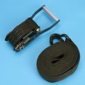 Wakauto Motorcycle Traps 1 Set Cargo Straps Ratcheting Ratchet Tie Down Plastic Coated Metal Hooks Tightener Lace Up