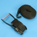 Wakauto Motorcycle Traps 1 Set Cargo Straps Ratcheting Ratchet Tie Down Plastic Coated Metal Hooks Tightener Lace Up