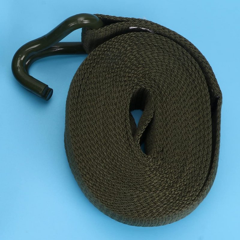 Wakauto Motorcycle Traps 1 Set Cargo Straps Ratcheting Ratchet Tie Down Plastic Coated Metal Hooks Tightener Lace Up