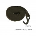Wakauto Motorcycle Traps 1 Set Cargo Straps Ratcheting Ratchet Tie Down Plastic Coated Metal Hooks Tightener Lace Up