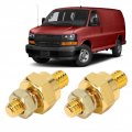 Fydun 2 Pcs Battery Terminal Adapters Brass Side Post Charging System Bolt Quick Release Disconnect Car Cable